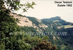 Il contrafforte pliocenico verso Monte Adone e la Cima di Monte Adone