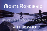 Monte Rondinaio a Febbraio