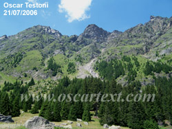 Parte del Gruppo di Tessa dal Rifugio del Valico